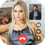 Logo of Live Random Video Call android Application 