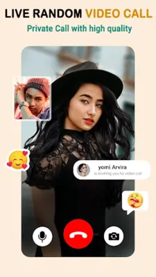 Live Random Video Call android App screenshot 1